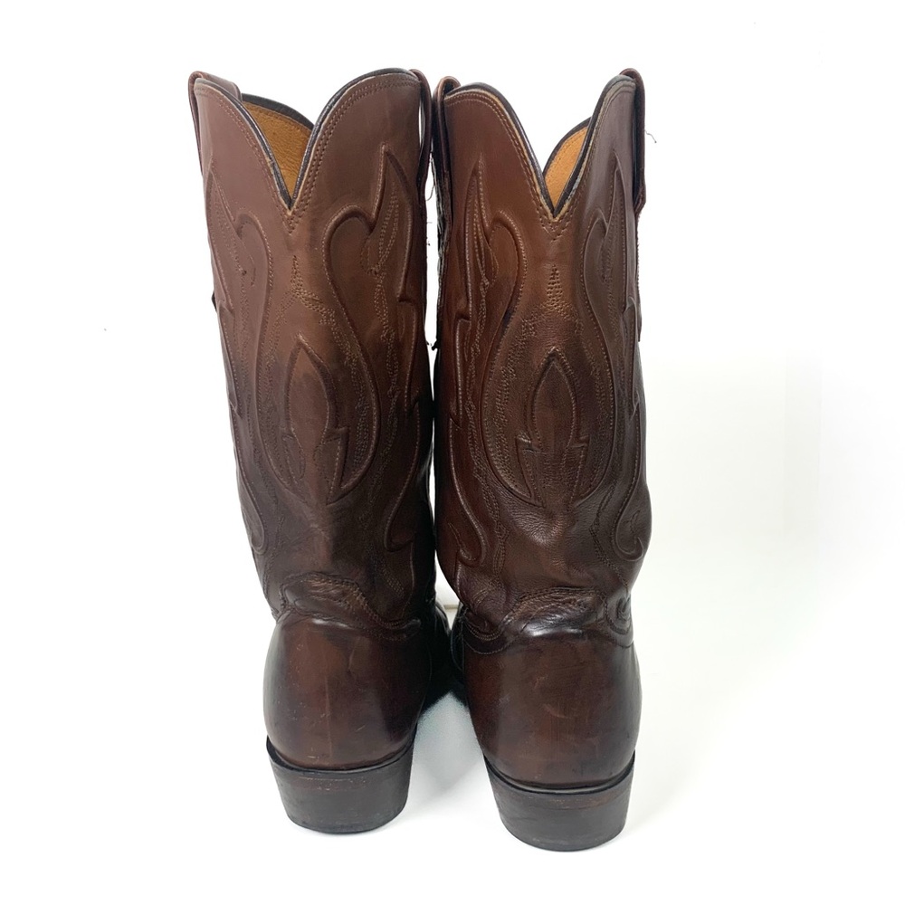 Lucchese M1004.R4 Ranch Hand Leather Boots Men Size 13D Handmade Western Cowboy - Picture 5 of 16